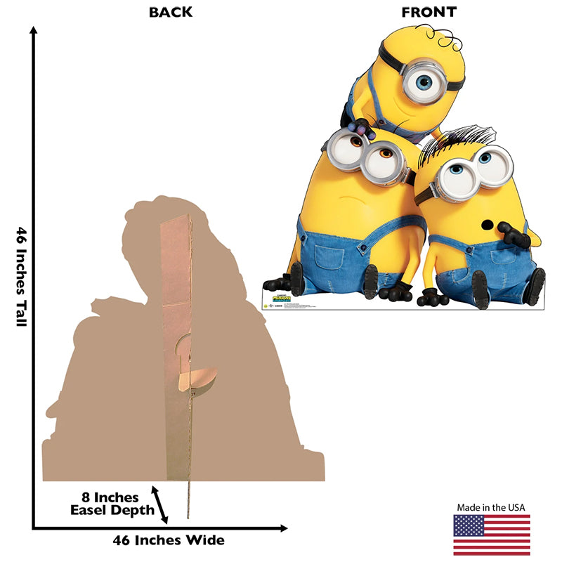 ED, HENRY AND JAMES "Minions & Monsters" Cardboard Cutout Standup / Standee