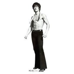 BRUCE LEE WITH NUNCHUKS Lifesize Cardboard Cutout Standup Standee - Front