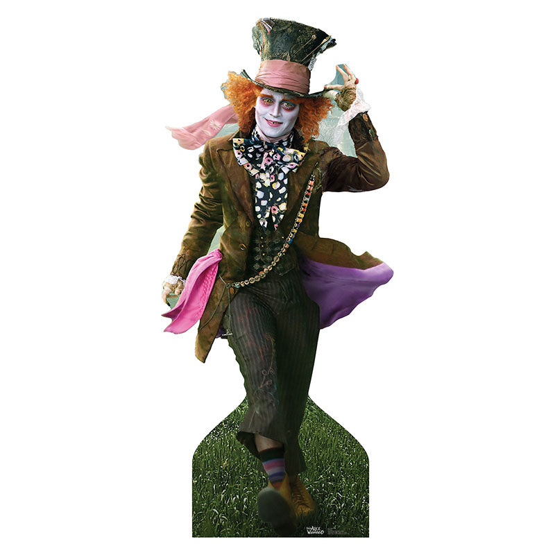 MAD HATTER "Alice In Wonderland" Lifesize Cardboard Cutout Standup Standee - Front
