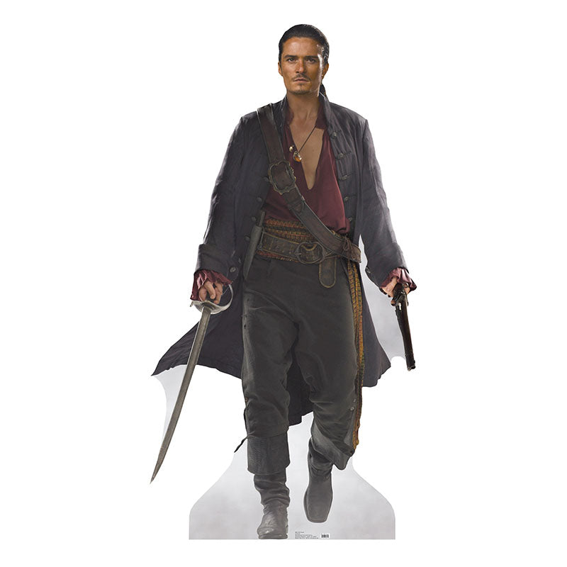 WILL TURNER "Pirates of the Caribbean" Lifesize Cardboard Cutout Standup Standee - Front