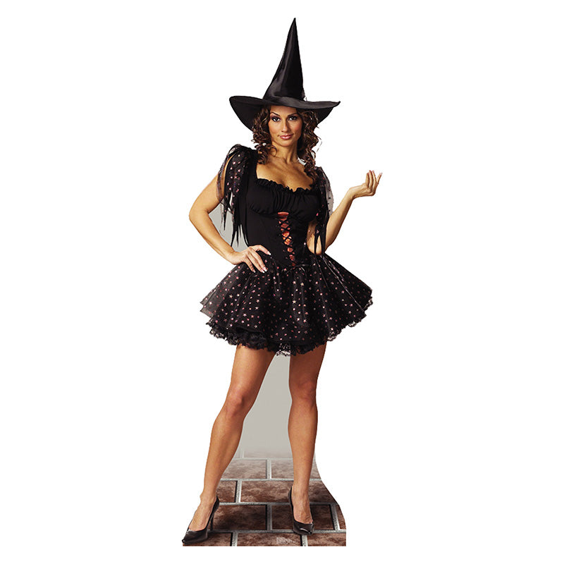 WITCH Lifesize Cardboard Cutout Standup Standee - Front