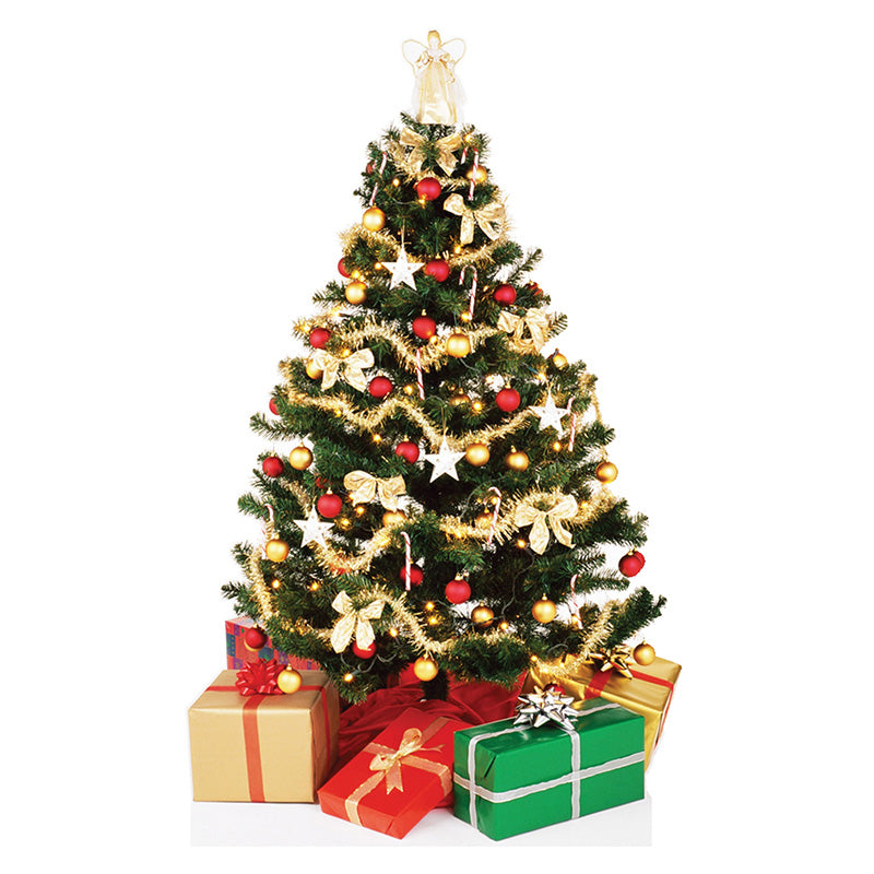 CHRISTMAS TREE Lifesize Cardboard Cutout Standup Standee - Front