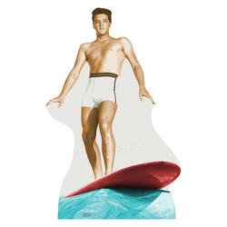 ELVIS PRESLEY SURFING Lifesize Cardboard Cutout Standup Standee - Front