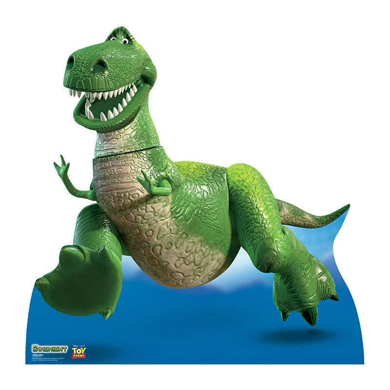 REX THE DINOSAUR "Toy Story" Cardboard Cutout Standup Standee - Front
