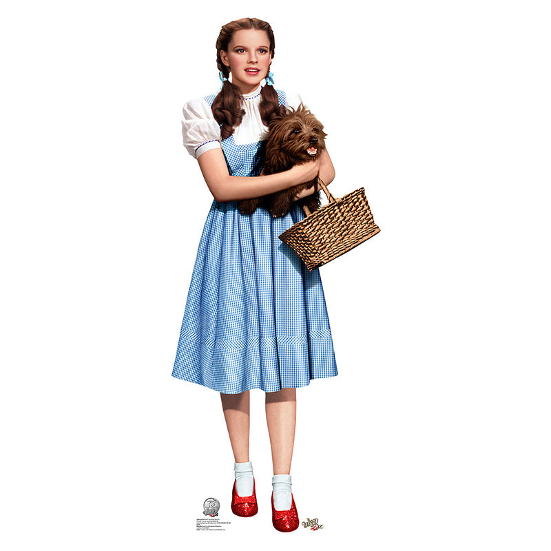 DOROTHY AND TOTO "The Wizard of Oz" Lifesize Cardboard Cutout Standup Standee - Front