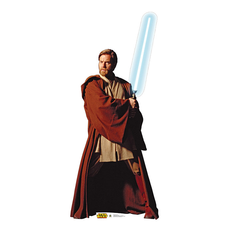 OBI-WAN KENOBI "Star Wars" Lifesize Cardboard Cutout Standup Standee - Front