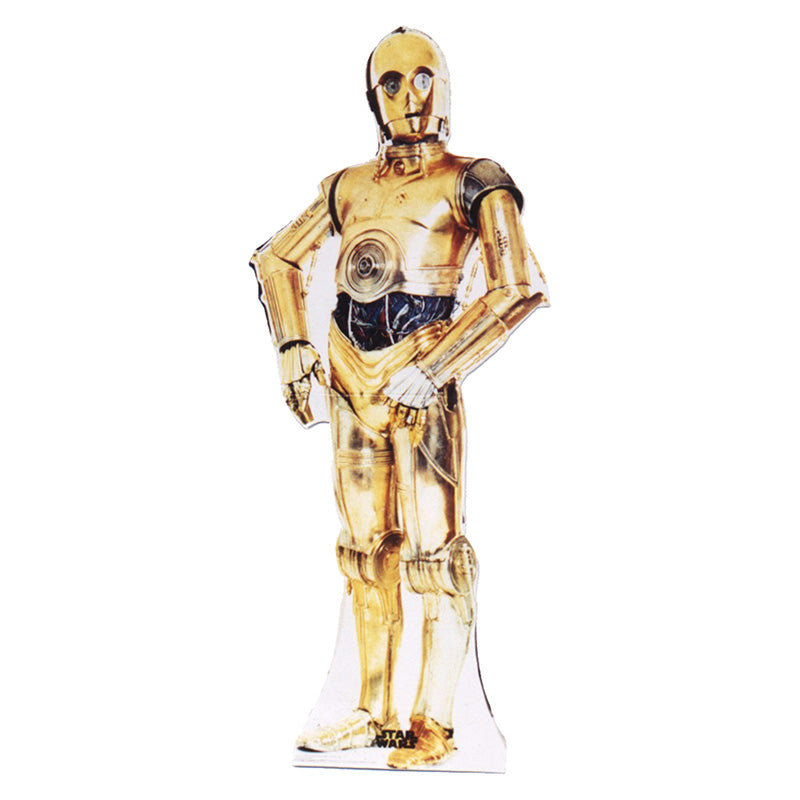 C-3PO "Star Wars" Lifesize Cardboard Cutout Standup Standee - Front