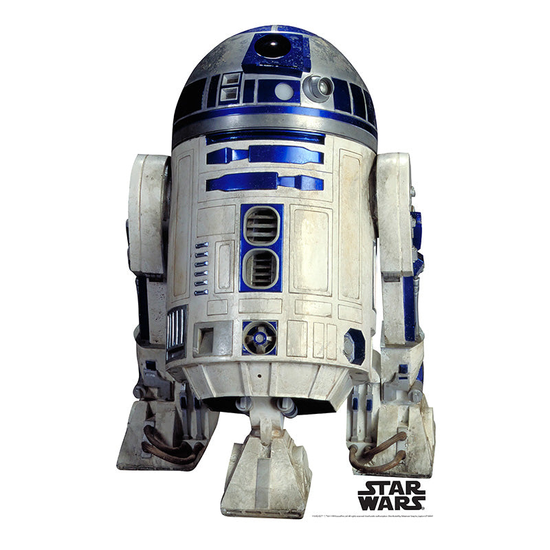 R2-D2 "Star Wars" Lifesize Cardboard Cutout Standup Standee - Front