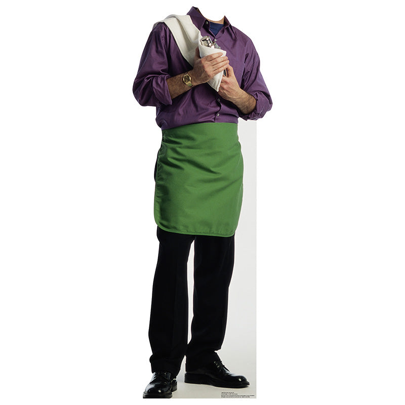 BARTENDER STAND-IN Lifesize Cardboard Cutout Standup Standee - Front