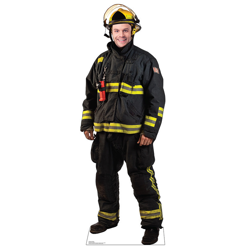 FIREFIGHTER Stand-In Cardboard Cutout Standup / Standee (Model)