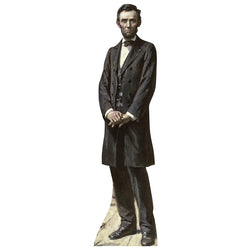 ABRAHAM LINCOLN Lifesize Cardboard Cutout Standup Standee - Front