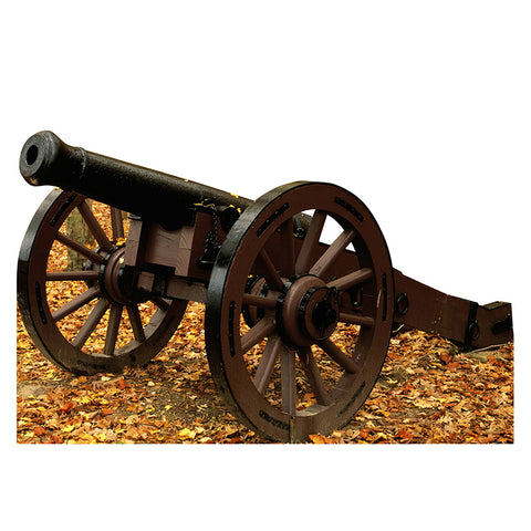 CIVIL WAR CANNON Lifesize Cardboard Cutout Standup Standee - Front
