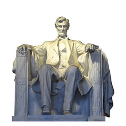 LINCOLN MEMORIAL Cardboard Cutout Standup Standee - Front