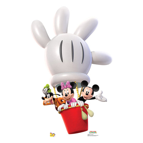 MICKEY MOUSE AND FRIENDS BALLOON RIDE Cardboard Cutout Standup Standee - Front
