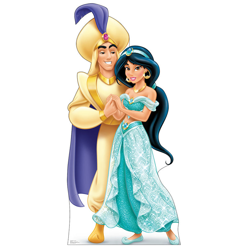 ALADDIN AND JASMINE "Aladdin" Cardboard Cutout Standup / Standee