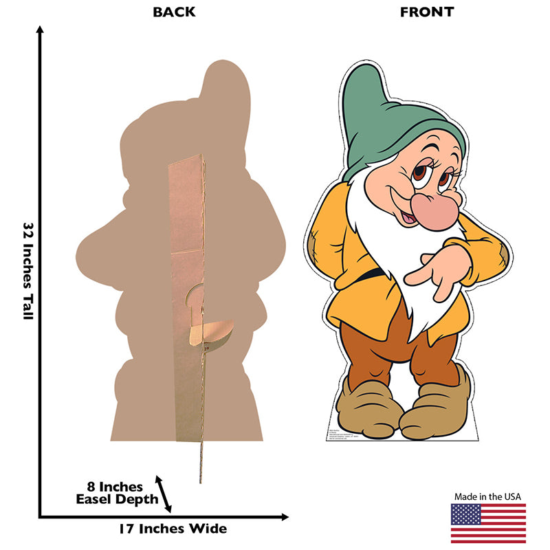 BASHFUL "Snow White and the Seven Dwarfs" Cardboard Cutout Standup / Standee