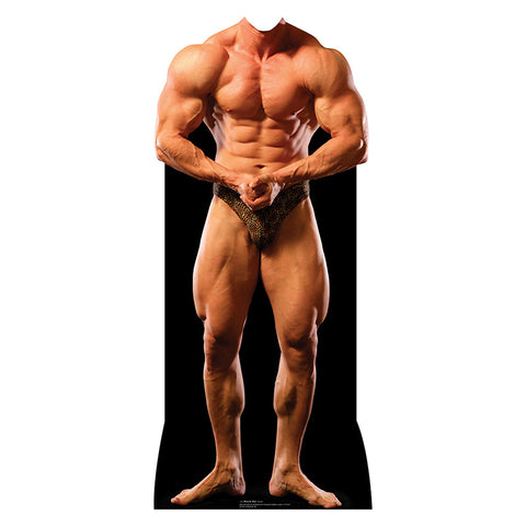 BODYBUILDER STAND-IN Lifesize Cardboard Cutout Standup Standee - Front
