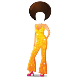 DISCO DANCER STAND-IN Lifesize Cardboard Cutout Standup Standee - Front