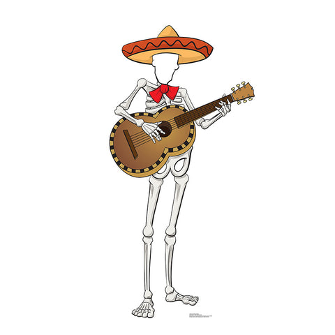 MARIACHI SKELETON STAND-IN Lifesize Cardboard Cutout Standup Standee - Front