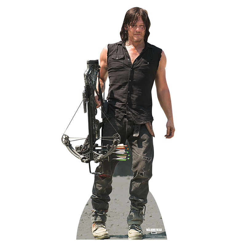DARYL DIXON "The Walking Dead" Lifesize Cardboard Cutout Standup Standee - Front
