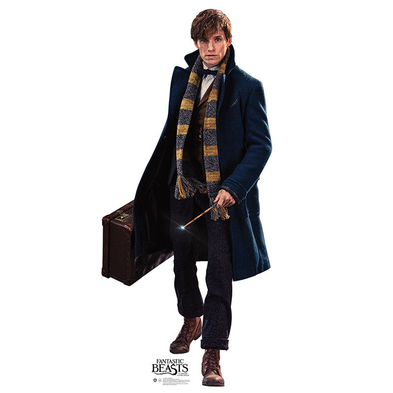 NEWT SCAMANDER "Fantastic Beasts and Where to Find Them" Lifesize Cardboard Cutout Standup Standee - Front