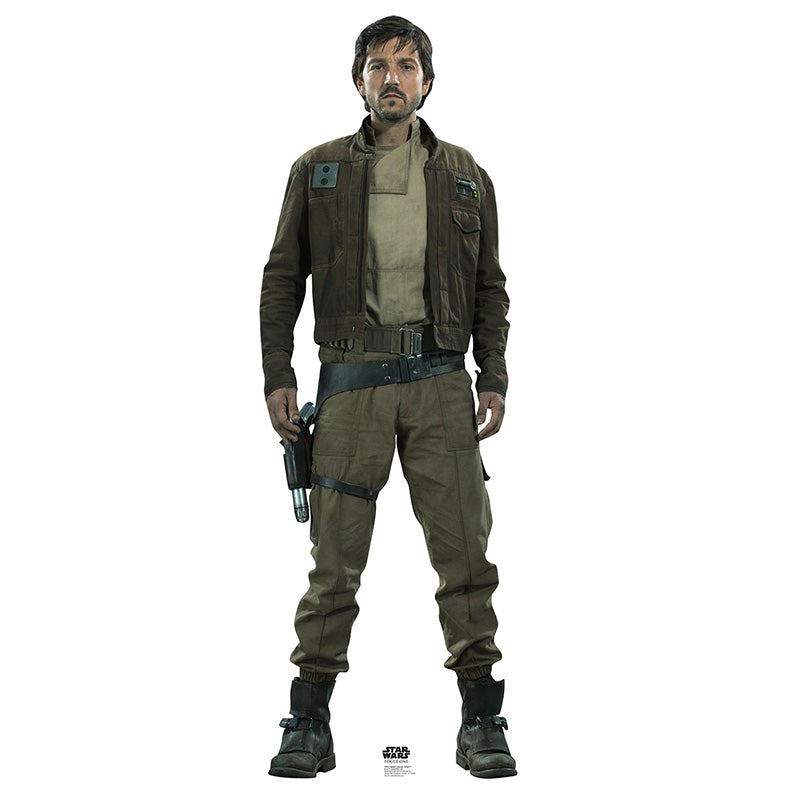 CASSIAN ANDOR "Rogue One: A Star Wars Story" Lifesize Cardboard Cutout Standup Standee - Front