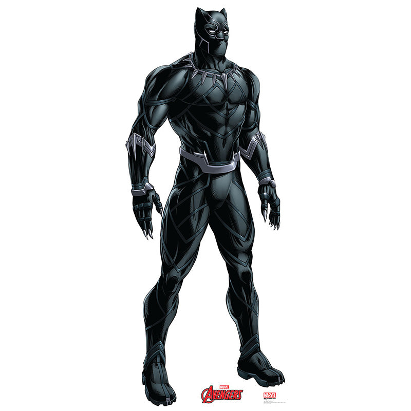 BLACK PANTHER "Avengers" Lifesize Cardboard Cutout Standup Standee - Front