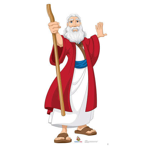 MOSES Lifesize Cardboard Cutout Standup Standee - Front