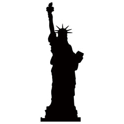 STATUE OF LIBERTY SILHOUETTE Lifesize Cardboard Cutout Standup Standee - Front