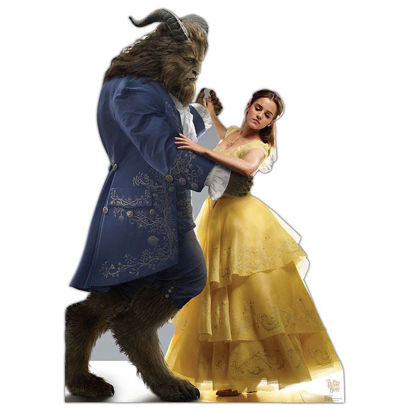 BELLE AND THE BEAST "Beauty and the Beast" Lifesize Cardboard Cutout Standup Standee - Front