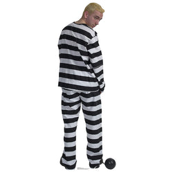 PRISONER WITH BALL AND CHAIN Lifesize Cardboard Cutout Standup Standee - Front