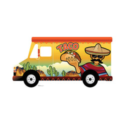 TACO TRUCK STAND-IN Cardboard Cutout Standup Standee - Front