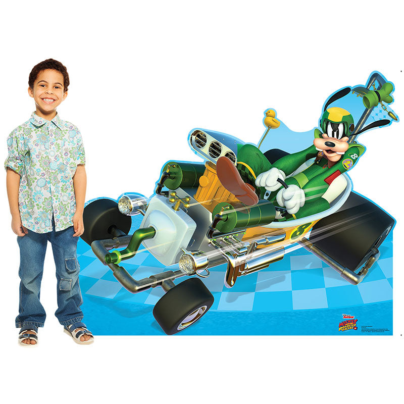 GOOFY IN CAR "Mickey and the Roadster Racers" Cardboard Cutout Standup Standee - Example