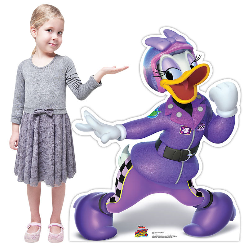 DAISY DUCK "Mickey and the Roadster Racers" Cardboard Cutout Standup Standee - Example