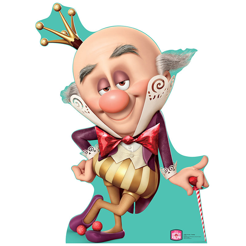 KING CANDY Wreck-It Ralph Cardboard Cutout Standup Standee ...