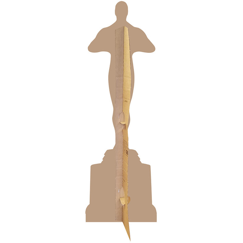GOLD TROPHY WITH BASE Cardboard Cutout Standup Standee - Back