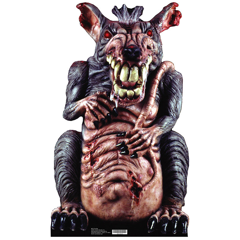 GIANT RAT Cardboard Cutout Standup Standee - Front