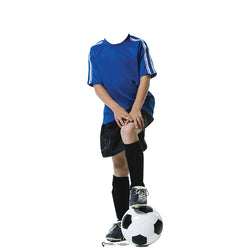 SOCCER PLAYER STAND-IN Lifesize Cardboard Cutout Standup Standee - Front