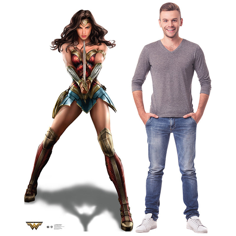 WONDER WOMAN "Wonder Woman" Lifesize Cardboard Cutout Standup Standee - Example