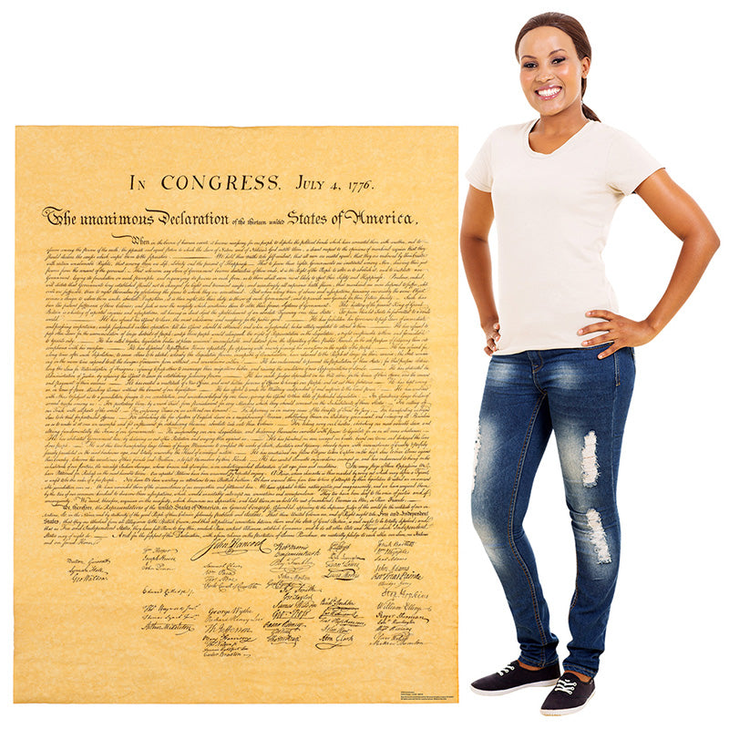 DECLARATION OF INDEPENDENCE Cardboard Cutout Standup Standee - Example