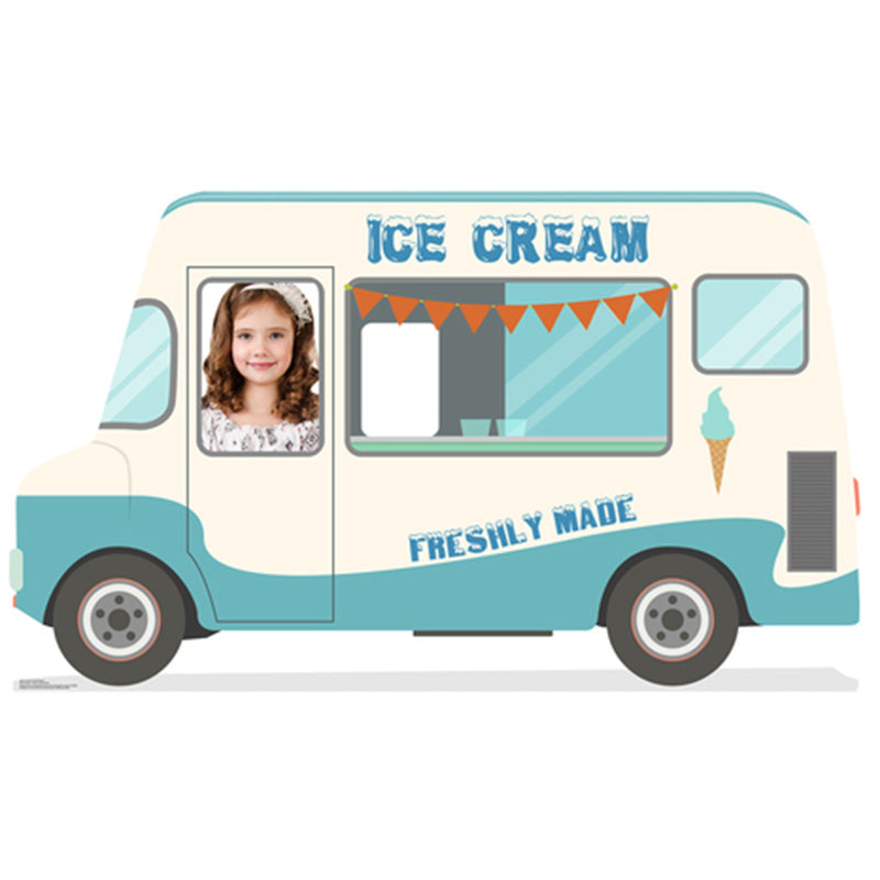 ICE CREAM TRUCK STAND-IN Cardboard Cutout Standup Standee - Example