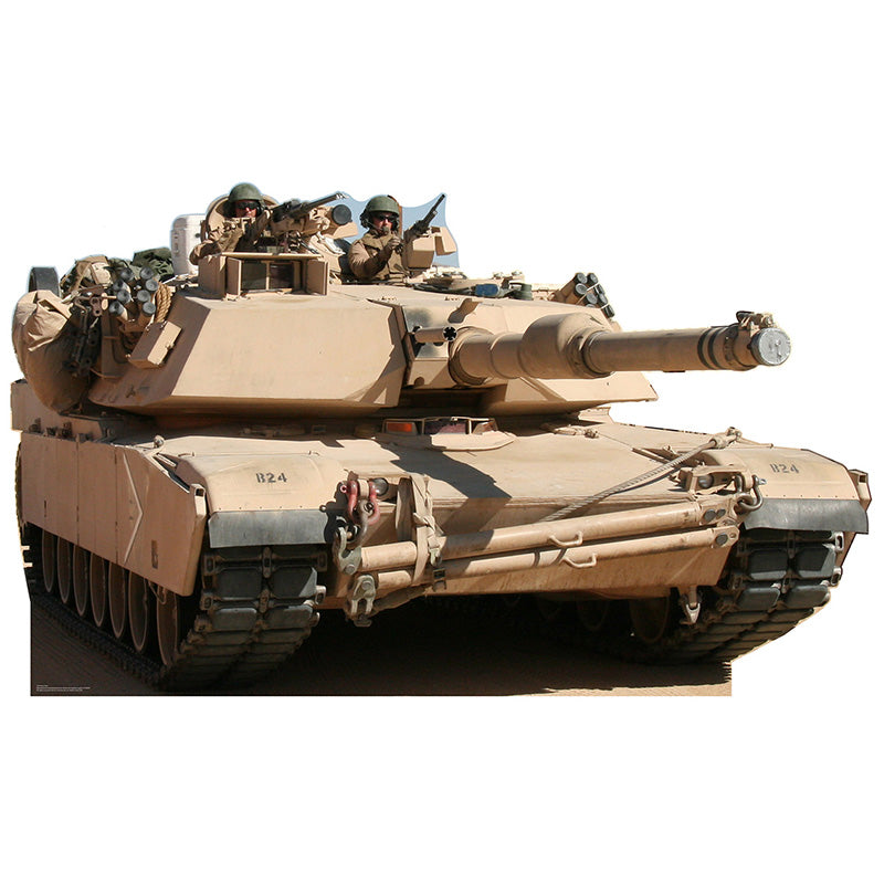ARMY TANK Cardboard Cutout Standup Standee - Front
