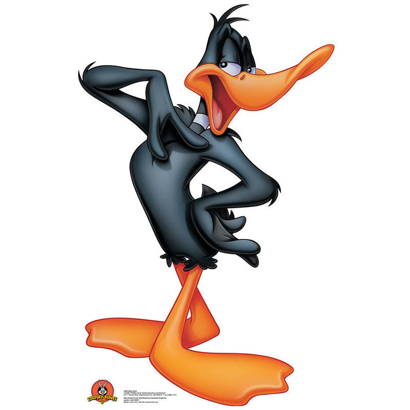 DAFFY DUCK "Looney Tunes" Cardboard Cutout Standup Standee - Front