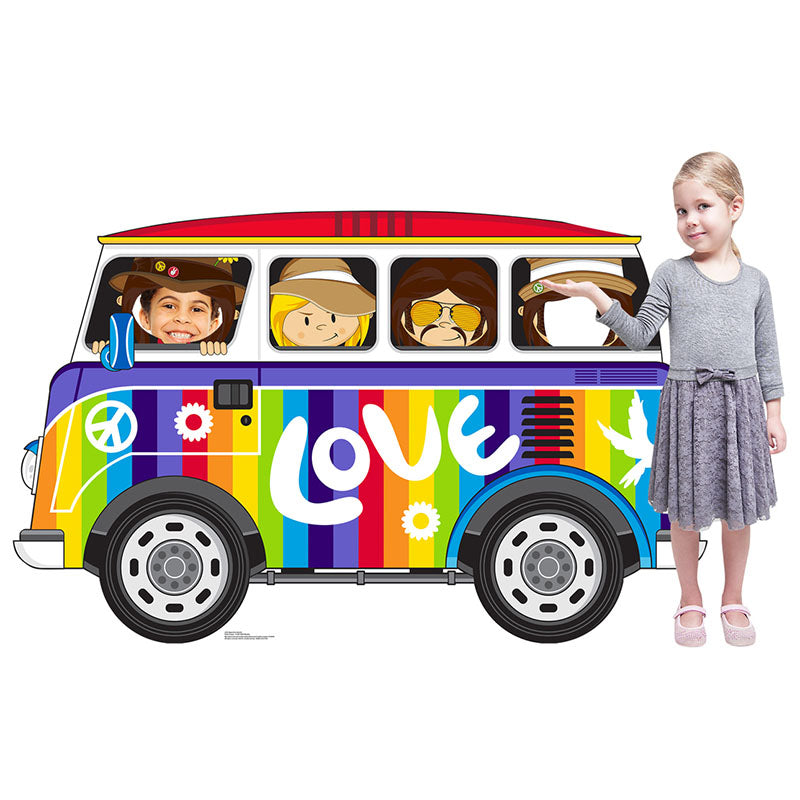 HIPPIE BUS STAND-IN Cardboard Cutout Standup Standee – StandingStills.com
