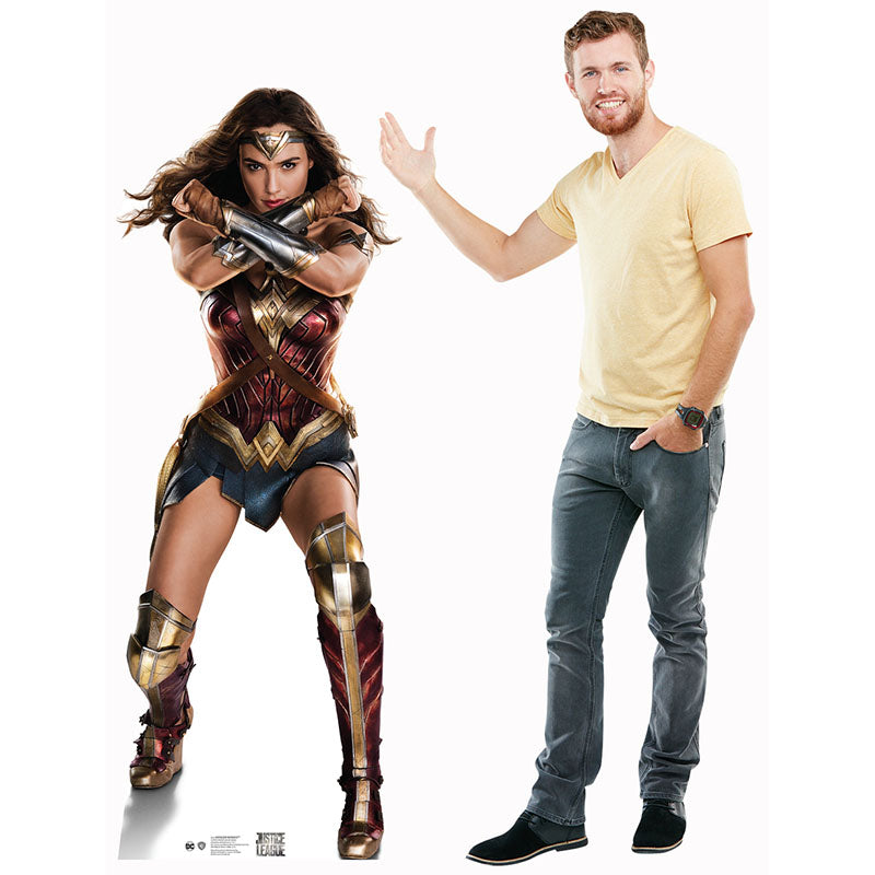 WONDER WOMAN "Justice League" Lifesize Cardboard Cutout Standup Standee - Example