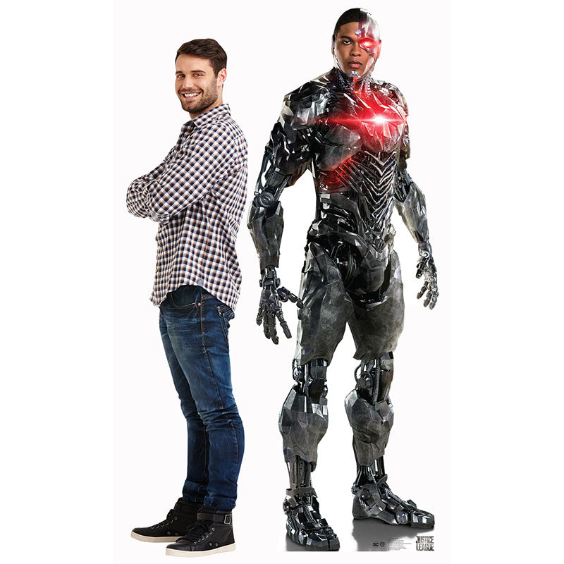 CYBORG "Justice League" Lifesize Cardboard Cutout Standup Standee - Example