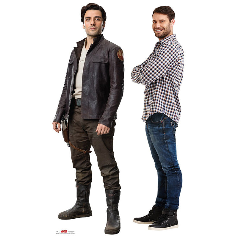 POE DAMERON "Star Wars VIII: The Last Jedi" Lifesize Cardboard Cutout Standup Standee - Example