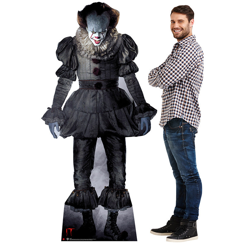 PENNYWISE THE DANCING CLOWN "It" Lifesize Cardboard Cutout Standup Standee - Example