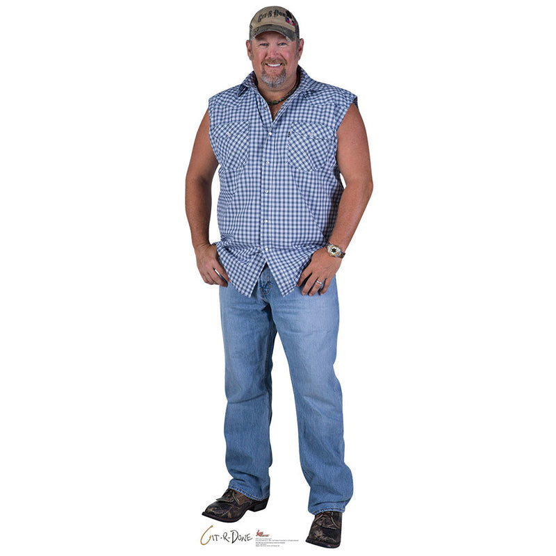 LARRY THE CABLE GUY Lifesize Cardboard Cutout Standup Standee - Front