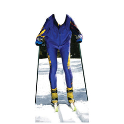 CROSS-COUNTRY SKIER STAND-IN Lifesize Cardboard Cutout Standup Standee - Front